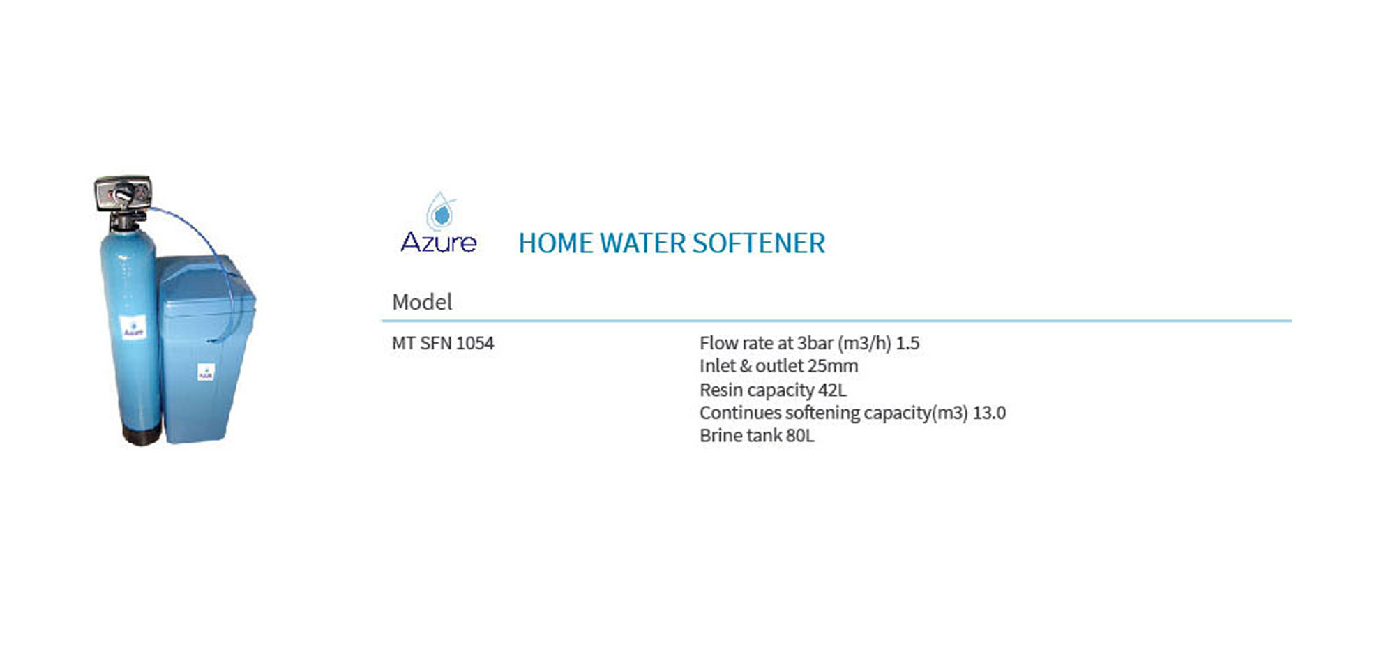 Home water softener